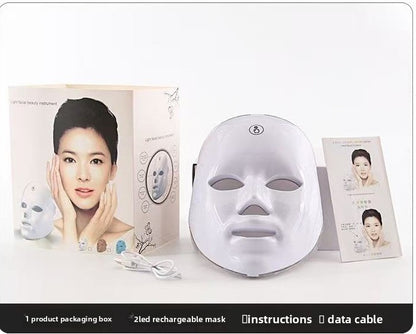 Seven-Color LED Photon Facial Mask Device