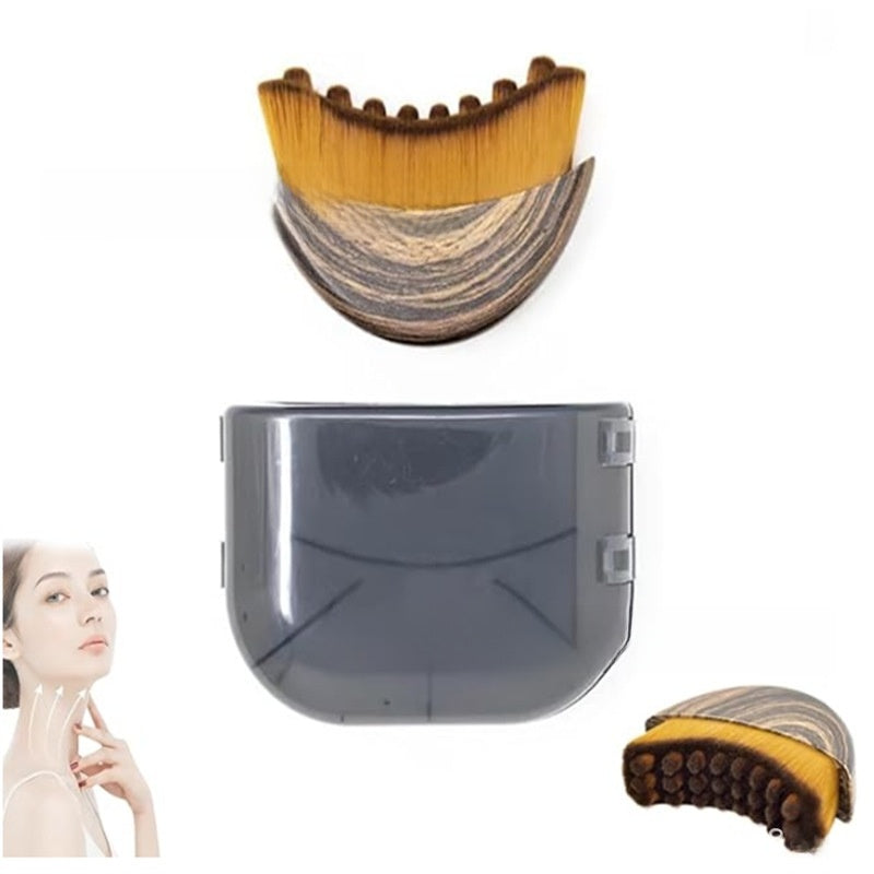 Dry Brush Face Massager for Lymphatic Drainage