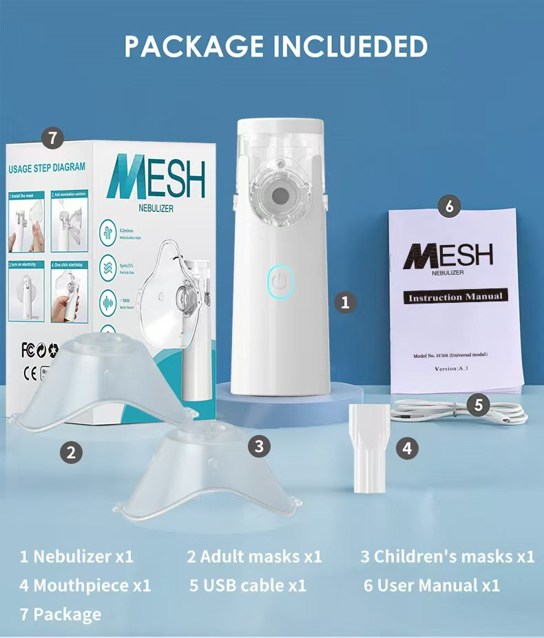 Portable Ultrasonic Nebulizer for Home Use