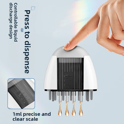 Electric Scalp Massager with Red Light Therapy