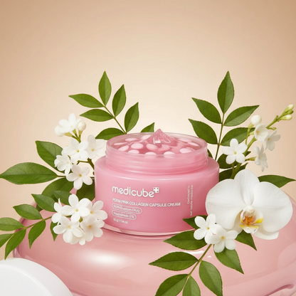 Pink Collagen Capsule Cream - Botanical